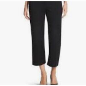 Chico's The Ultimate Fit Black Ponte Wide-Leg Crop Pants Size M/8